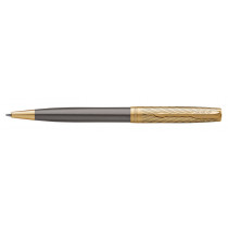 Parker Sonnet Pioneers Collection Ballpoint Pen - Grey Arrow Gold Trim